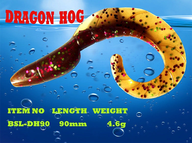 Curly Tail Grub Soft Bait, 9 cm (3.5 in), 10-Pack – product photo