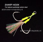 Double Assist Hooks for Jigs, Barbed, 2-Pack, 1/0–3/0 – product photo