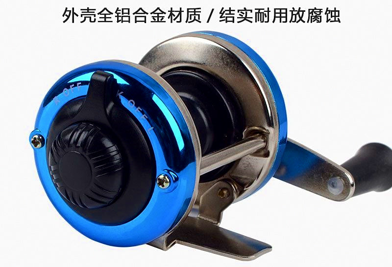 Metal Mini Drum Reel, Boat and Jigging Fishing Reel – product photo
