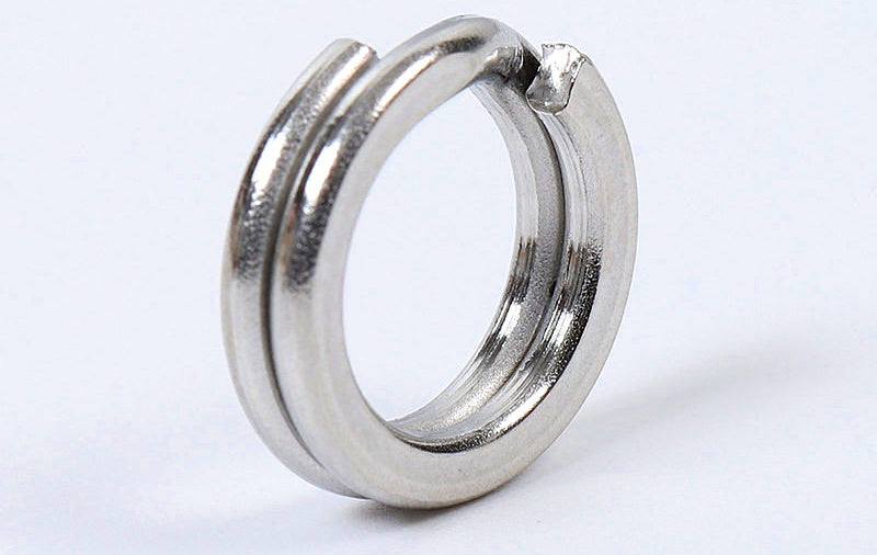 Stainless Steel Split Rings, Flat Wire, Size #1-#6 – product photo