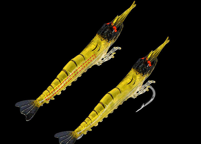 Soft Shrimp Lure, 9 cm (3.5 in), 3.8 g (0.13 oz) – product photo