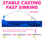 Fast-Sinking Metal Jig with Hook, 30–80 g (1.1–2.8 oz) – product photo