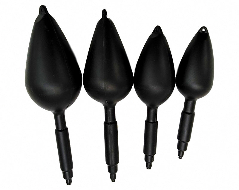 Black Big-Belly Foam Float, 20–80+ g Sinker Capacity – product photo