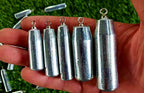 Cylinder Iron Sinker with Swivel, 22–440 g (0.8–15.5 oz) – product photo