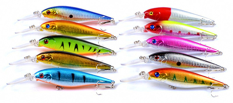 Minnow Hard Bait Lure, 110 mm (4.3 in), 10 g (0.35 oz) – product photo