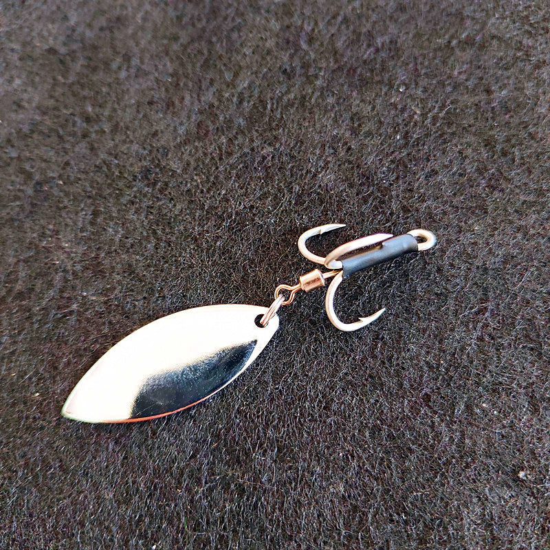 Spinner Blade Treble Hooks with Swivel, 5-Pack, Size 2–8 – product photo