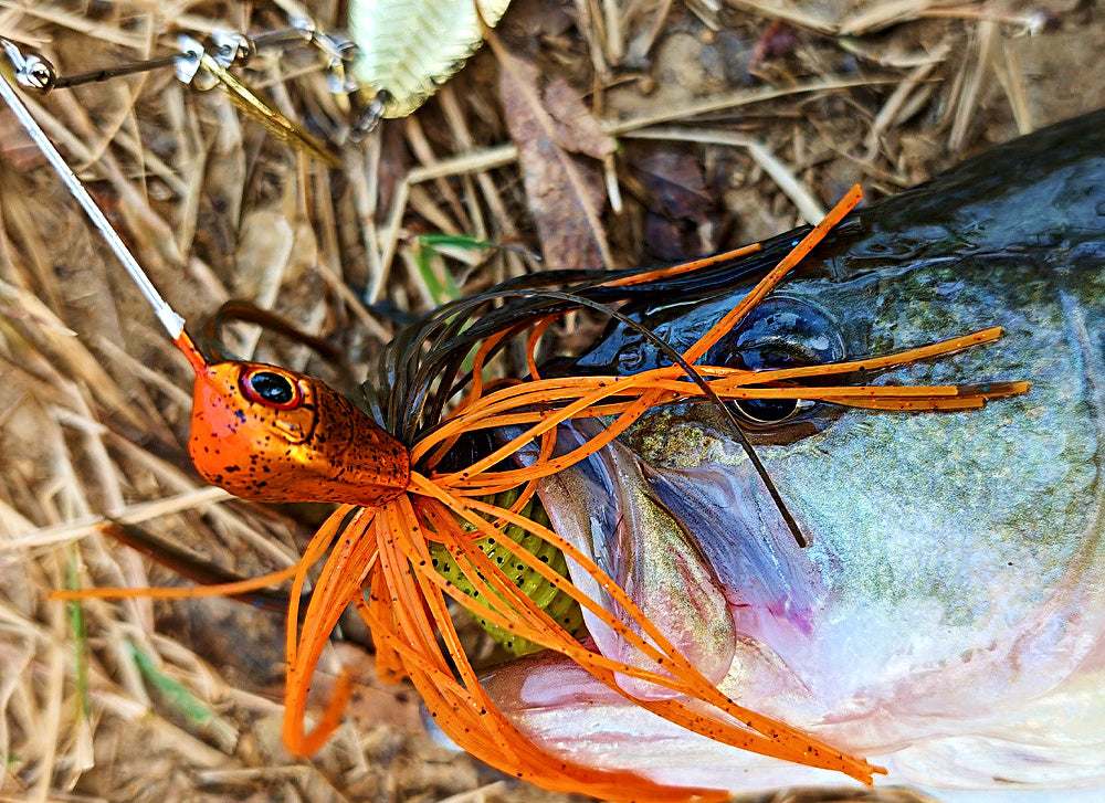 Sequin Blade Spinnerbait, 3/8 or 1/2 oz (10.6 / 14.2 g) – product photo