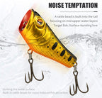 Floating Popper Topwater Lure, Plastic Hard Bait – product photo