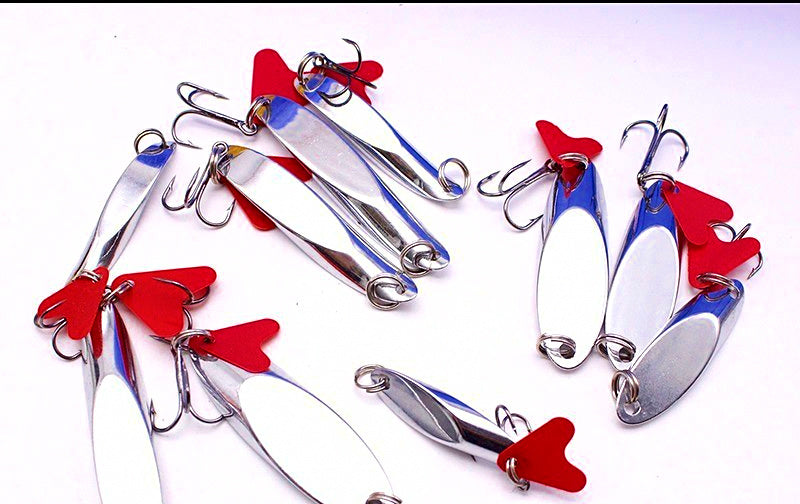 Angled Cut Casting Spoon with Treble Hook, 14–21 g (0.5–0.74 oz) – product photo