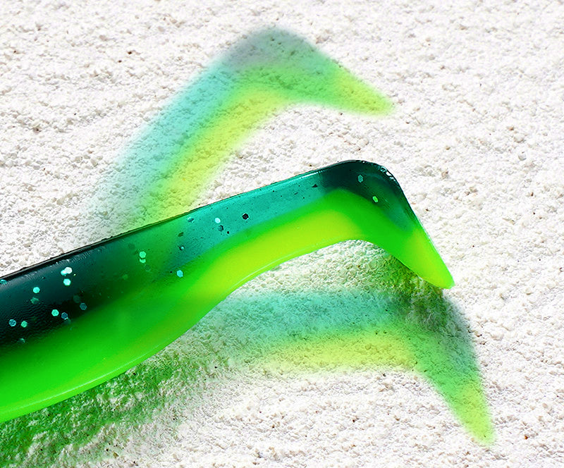 T-Tail Soft Plastic Swimbait, Paddle Tail Lure, 10 or 100 Pack – product photo
