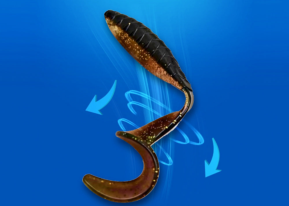 Curly Tail Soft Bait Lure, 16 cm (6.3 in), 23.3 g (0.8 oz) – product photo