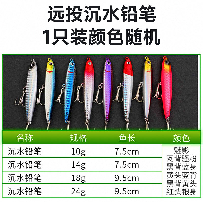 Sinking Vibrating Pencil Lure, 10–24 g (0.35–0.85 oz) – product photo