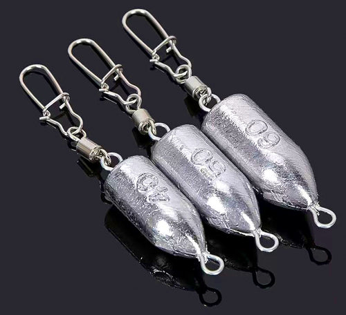 Bullet Lead Sinker, 10–150 g (0.35–5.3 oz) – product photo