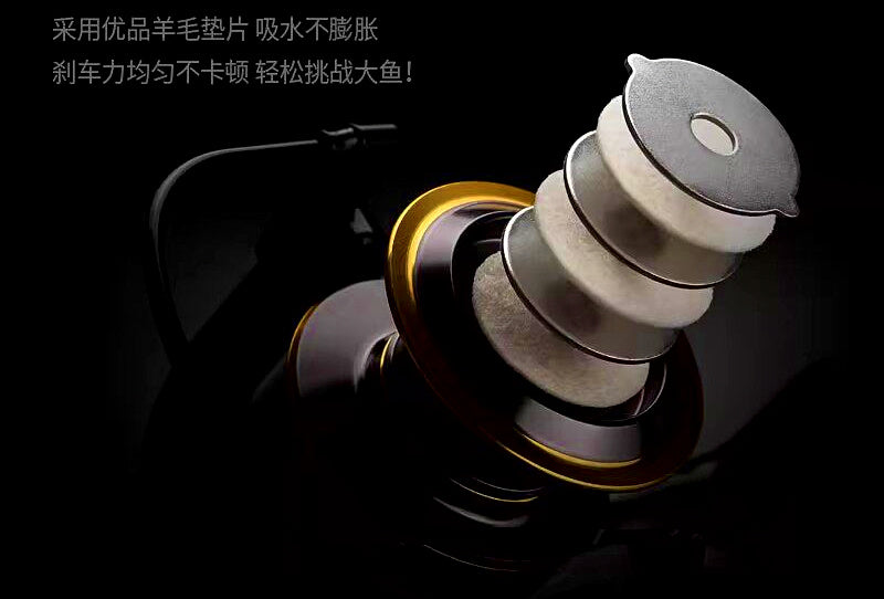 All-Metal Spinning Reel, Front Drag, 12 Bearings, 1000-7000 – product photo