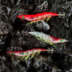 Glow Wooden Shrimp Squid Jig, Size 3.5, Single or 5-Pack – product photo