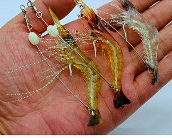 Soft Shrimp Lure, 7 cm (2.8 in) Soft Plastic Bait – product photo