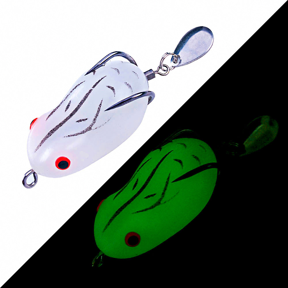 Weedless Frog Lure, Double Hook, 4.2 & 5.5 cm (8 g / 12 g) – product photo
