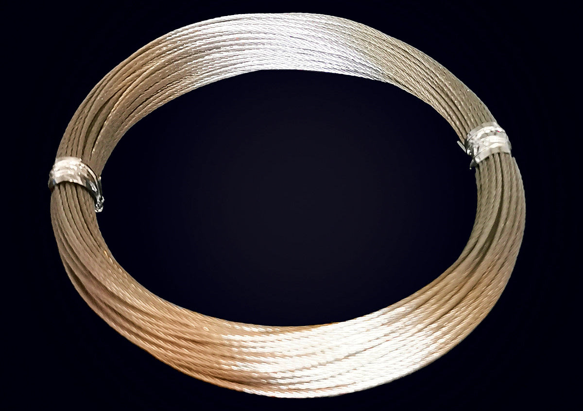 49-Strand Steel Wire Leader, 8–120 lb (3.6–54.4 kg) – product photo