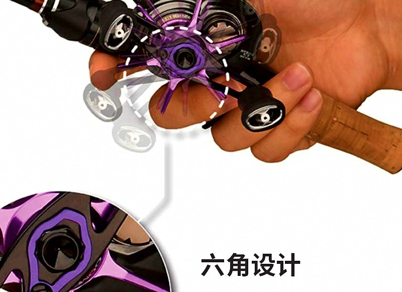 Aluminum Drag Star Knob for Round Baitcasting Reels – product photo