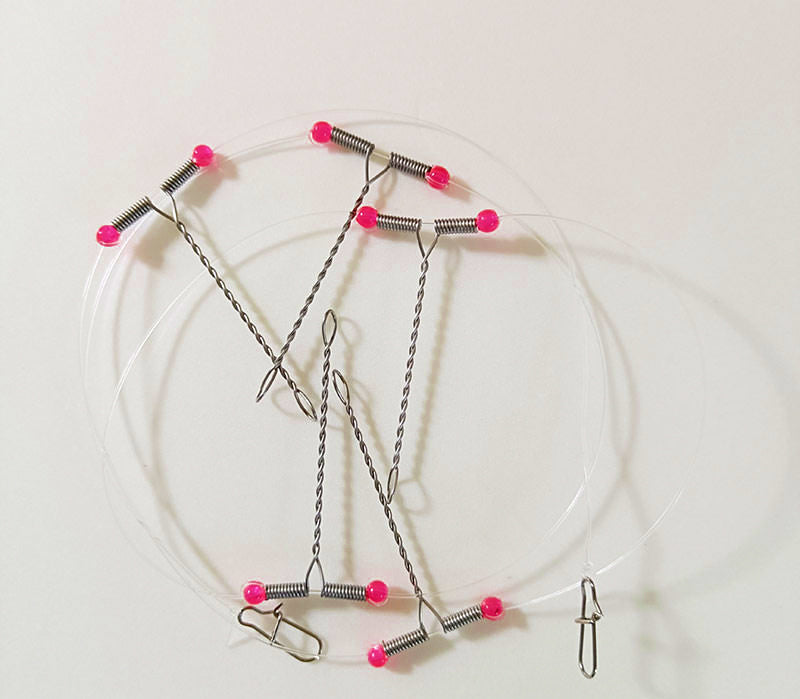 T-Boom Dropper Rig Leader, Multi-Hook Arm, 5 or 10 Pack – product photo