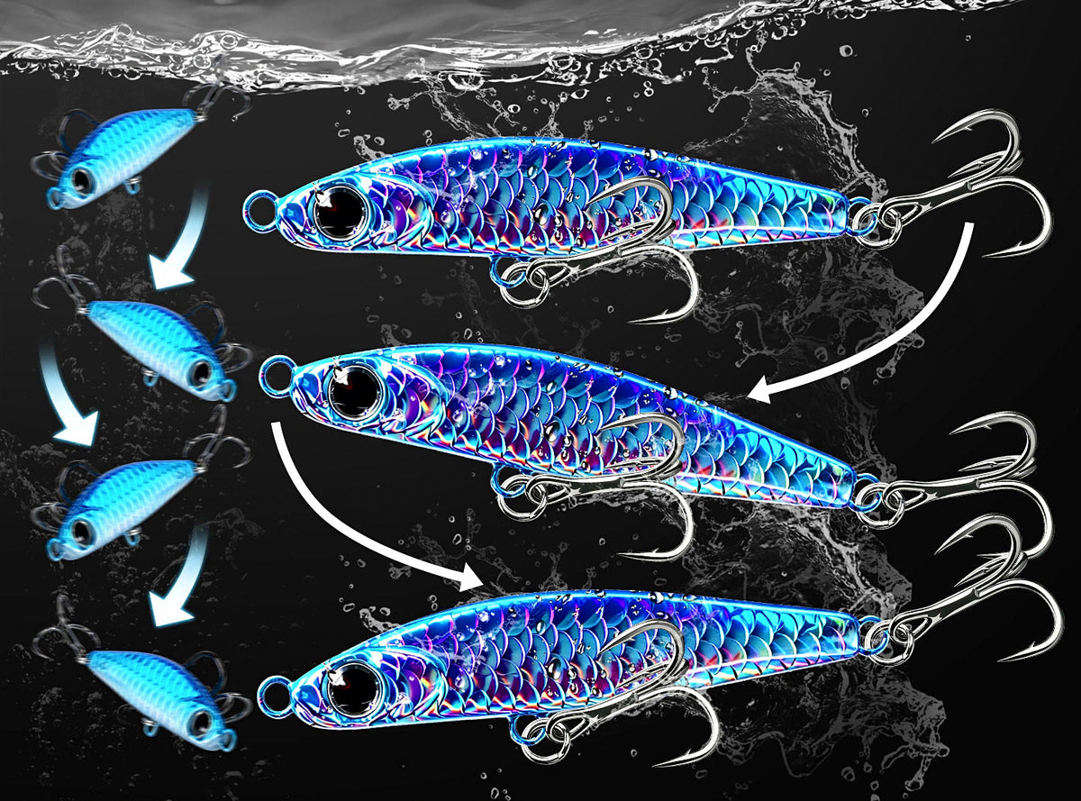Casting Metal Jig, 14–30 g (0.5–1.1 oz), 5-Pack – product photo