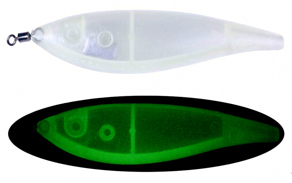 Glow Wood Shrimp Squid Jig, 11 cm (4.3 in), 13 g (0.46 oz) – product photo