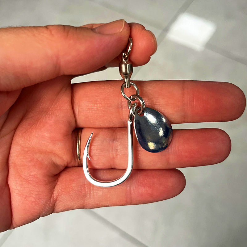 Single Jig Hook with Ball Bearing Swivel, Sizes 1–4/0 – product photo