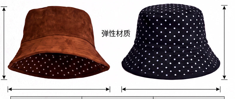 Foldable Wide Brim Bucket Hat, Adjustable Polyester – product photo