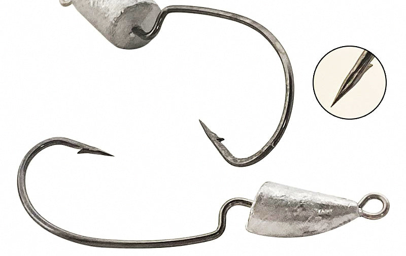 Bullet Lead Jig Head Hooks, Barbed, 5–13 g (0.18–0.46 oz) – product photo