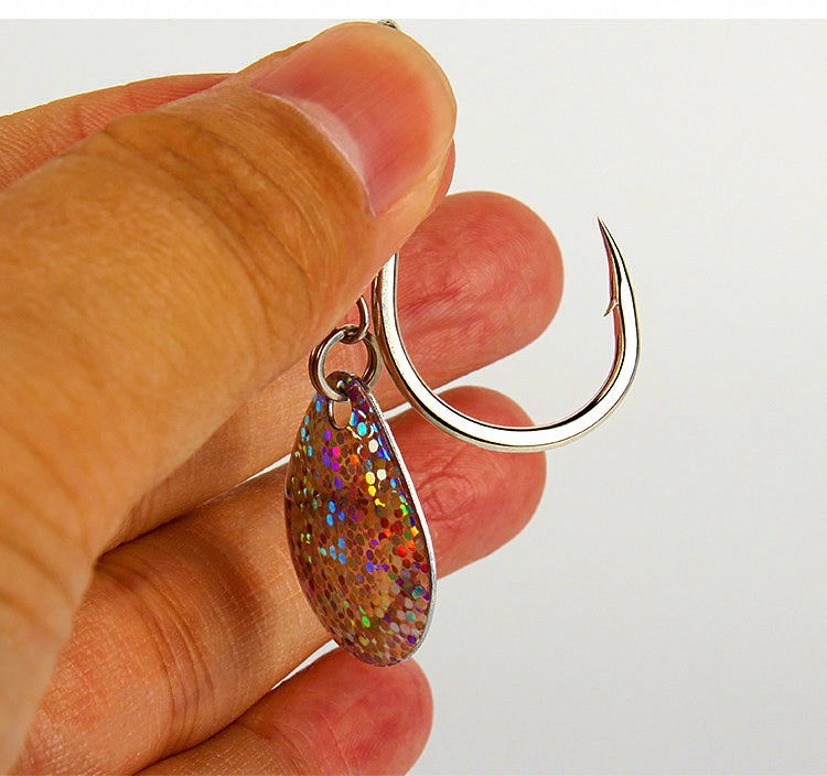 Spinner Blade Single Hook, 4X Strong, 1/0–5/0 – product photo