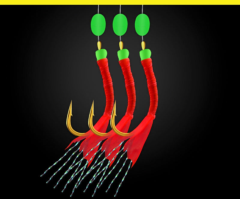 Sabiki-Style Multi-Hook Rig, 6 or 8 Hooks – product photo