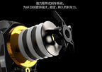 Round Baitcasting Reel, 2000 Size, Metal Spool, L/R Hand – product photo