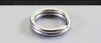 304 Stainless Double Loop Connectors for Lures, 50-Pack – product photo