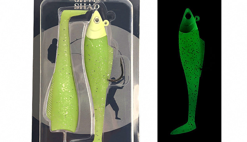Jig Head Paddle Tail Soft Swimbait Set, 36–82 g (1.3–2.9 oz) – product photo