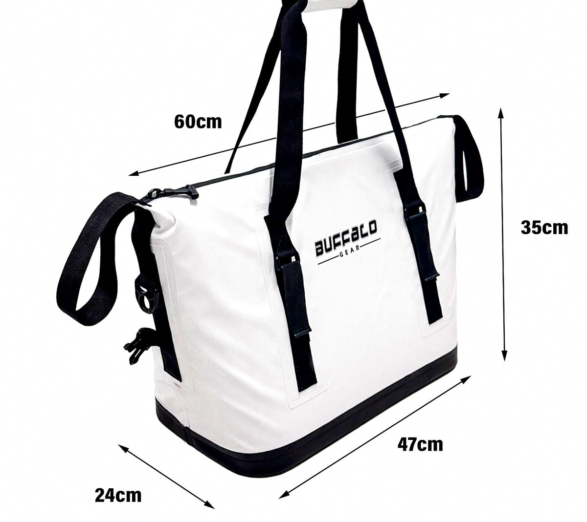 Soft Fishing Cooler Bag, Insulated Waterproof, 23-42 L – product photo