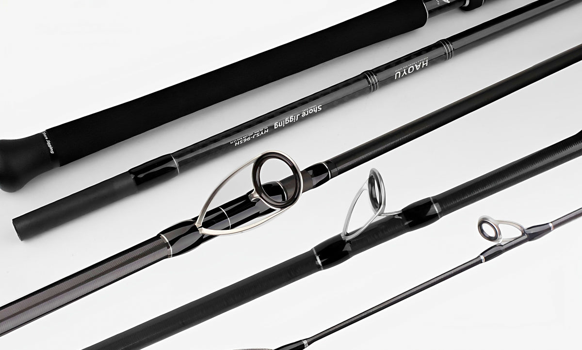 5-Piece Carbon Travel Rod, 2.9 m (9.5 ft), Surf & Shore – product photo