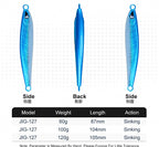 Sardine Style Fast Retrieve Metal Jig, 60–120 g (2.1–4.2 oz) – product photo