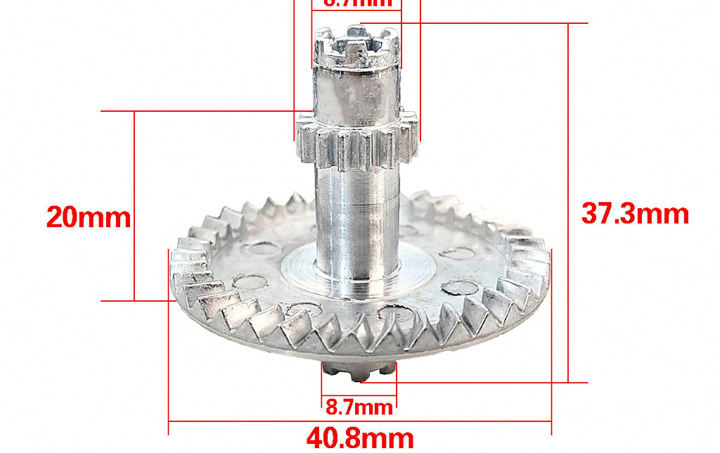 Spinning Reel Repair Part – Brass Gear, Arm Shaft, Slider – product photo