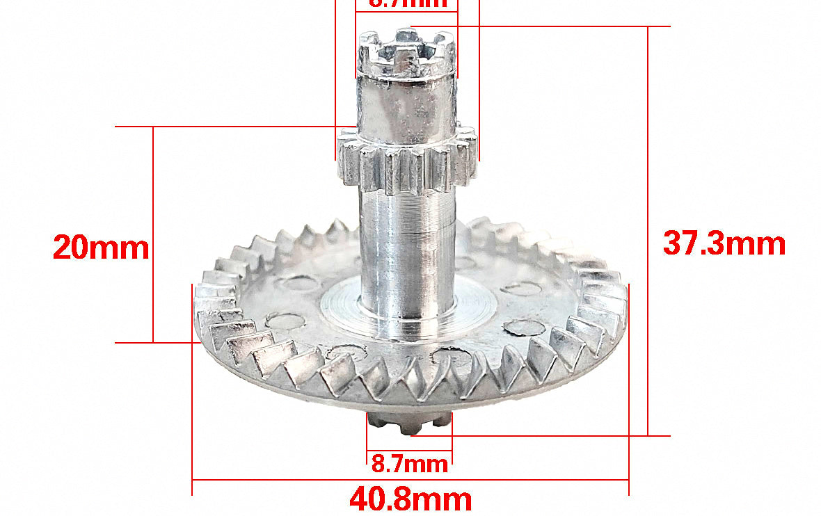 Spinning Reel Repair Part – Brass Gear, Arm Shaft, Slider – product photo