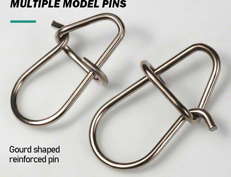 Gourd-Shaped Safety Pin Snap Connectors, Sizes 0–4 – product photo