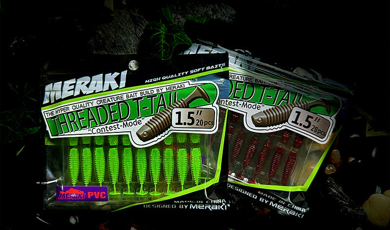 T-Tail Soft Plastic Grub, 3.5 cm (1.4 in), Slow Sink, 20 Pack – product photo
