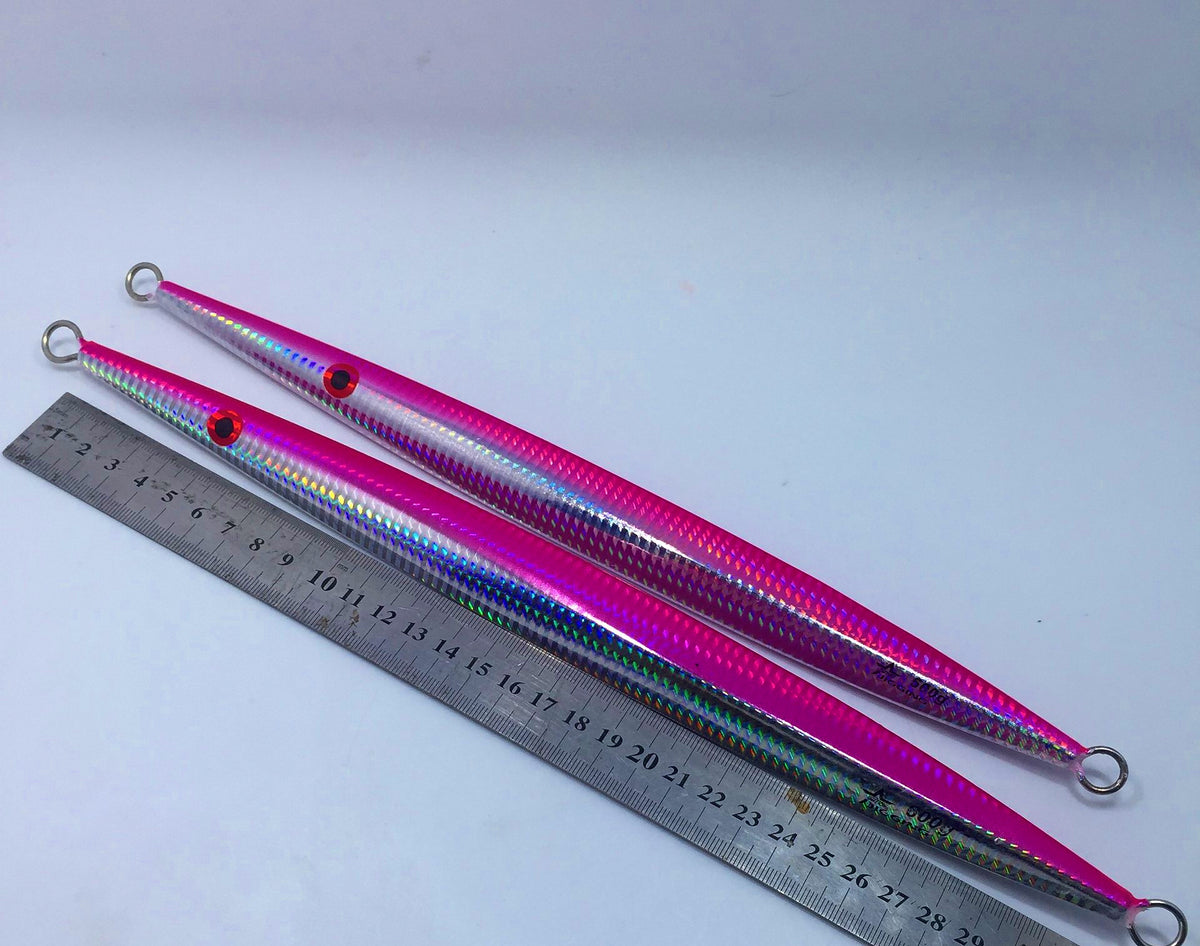 Heavy Metal Jig, 500–800 g (17.6–28.2 oz), Pink Back Glow Belly – product photo