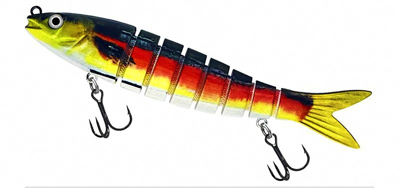 Jointed Swimbait Sinking Hard Lure, 135 mm (5.3 in), 18 g (0.6 oz) – product photo
