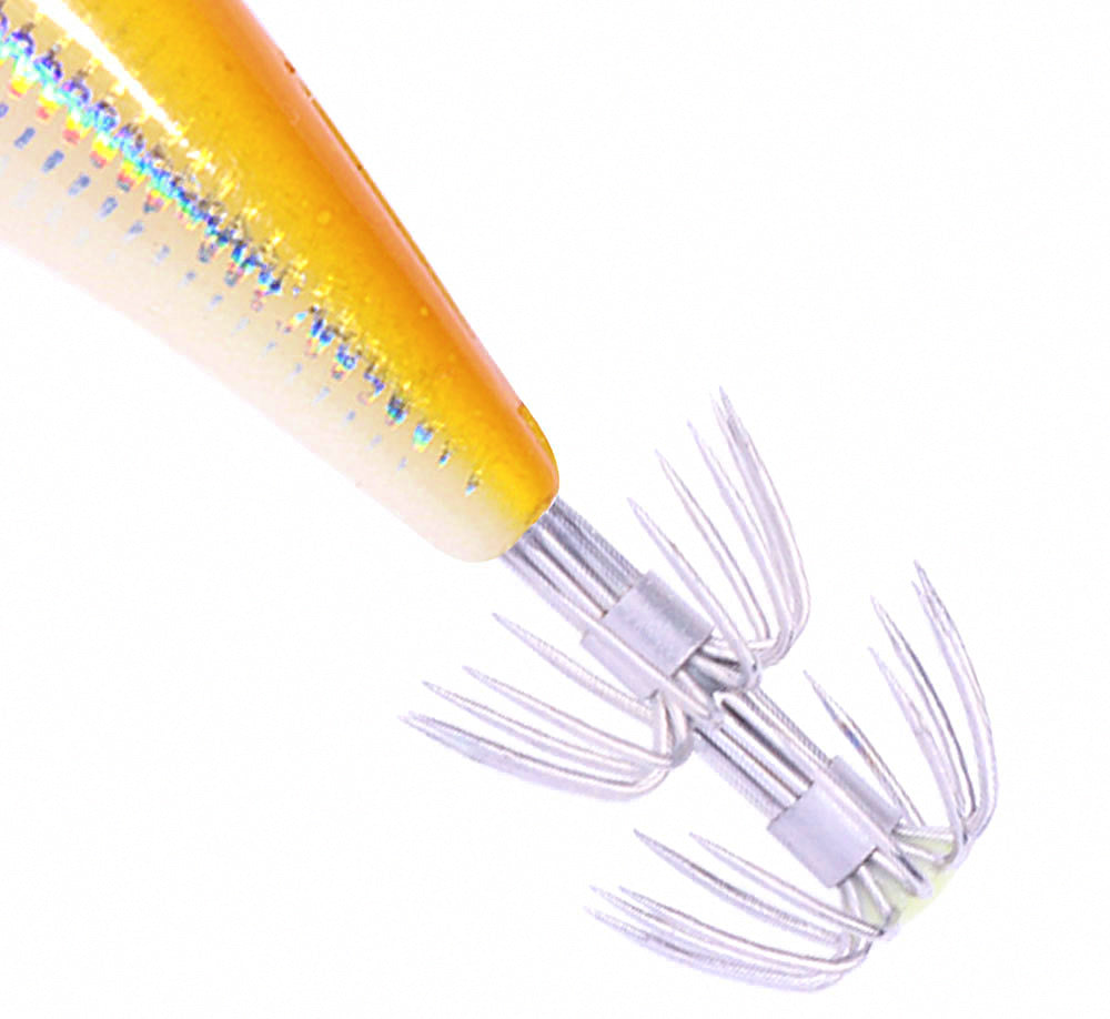 Glow Wood Shrimp Squid Jig, 10 cm (3.9 in), 10 g (0.35 oz) – product photo