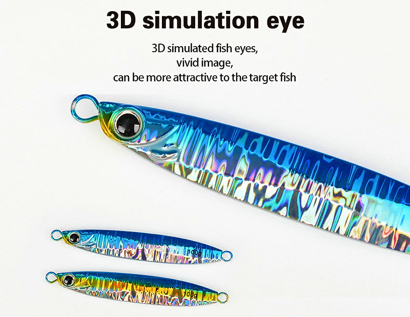 Laser Metal Jig, 60 g (2.1 oz) & 100 g (3.5 oz) – product photo