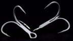Carbon Steel Treble Hooks, Barbed, Plain or Feathered – product photo