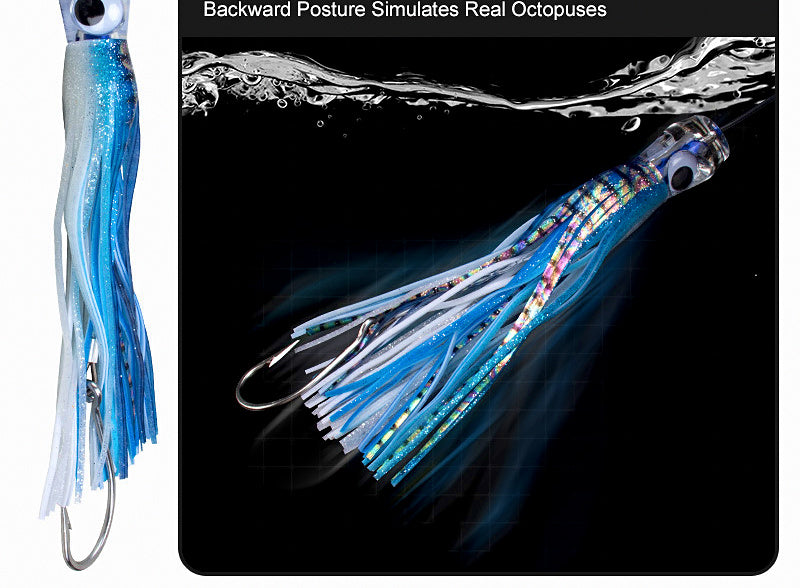 Trolling Lure, Octopus Skirt, 110 g (3.9 oz), 23 cm (9 in) – product photo