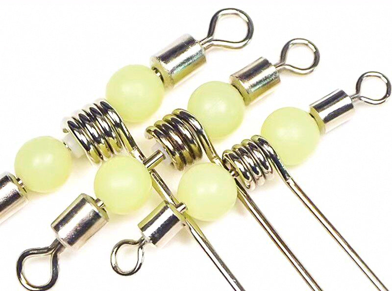 T-Shaped Three-Way Glow Bead Rig Connector, 10 Pack – product photo