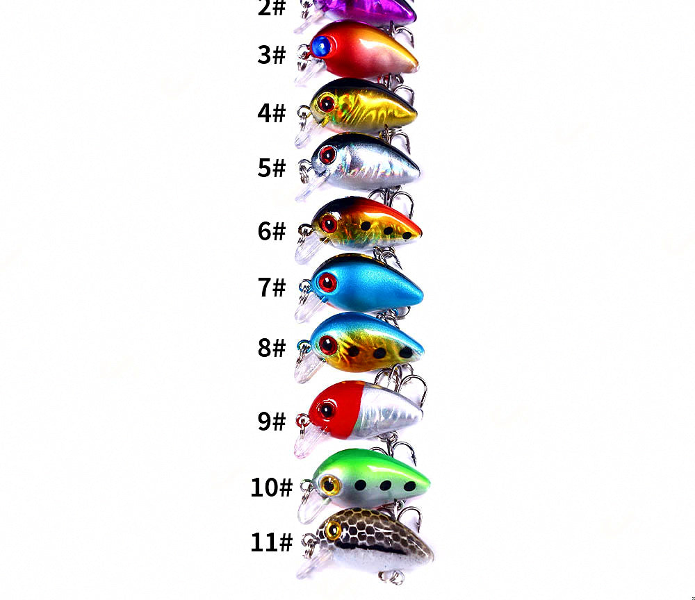 Mini Fat Crankbait Lure, 3 cm (1.2 in) 1.5 g (0.05 oz) – product photo