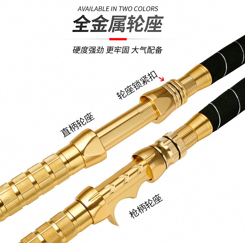 Fiberglass Boat Rod, Extra Heavy, 2-Piece, 1.65-2.1 m (5.4-6.9 ft) – product photo